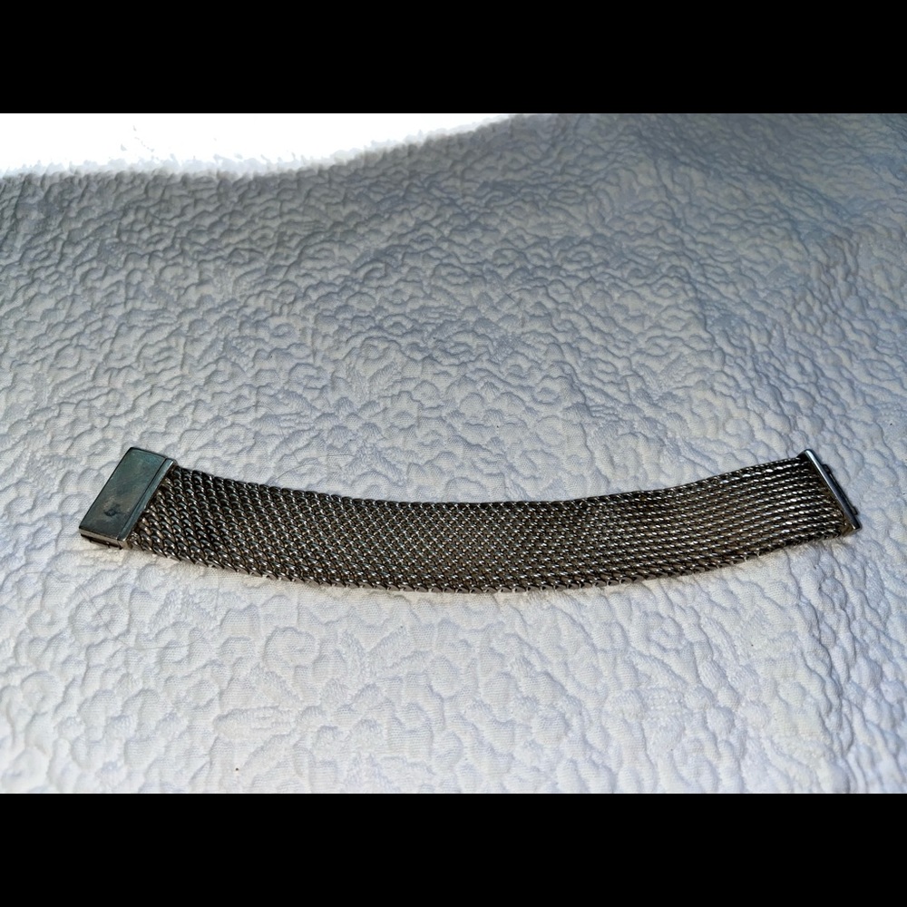 Solid Silver Mesh Bracelet